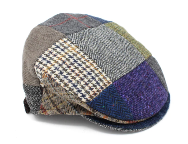 Hanna Hats キャップ　Donegal製　90〜00sヴィンテージ 希少 Hanna Hats Irish Newsboy Cap Donegal Tweed 8 Piece 100% Wool Hat